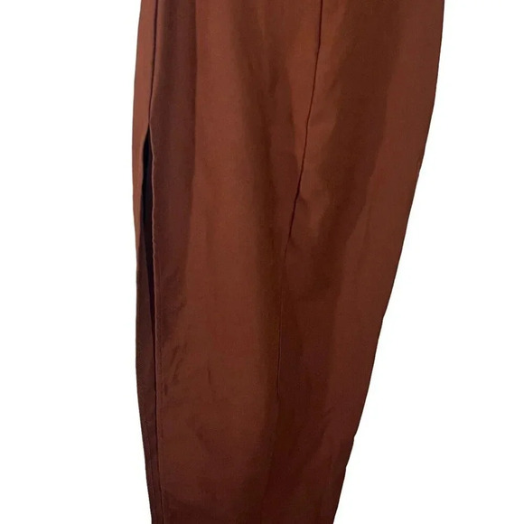 Fashion Nova NWT Dressed To Impress You Maxi Dress Chestnut Brown Cutout Long - Picture 7 of 7